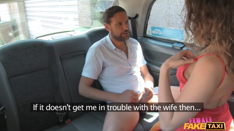 Cabbie in Red Dress Fucks Her Fare